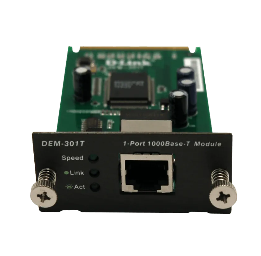 Módulo D-Link DEM-301T UTP 1000Mbps para Slot de Cobre - Conexión Rápida y Confiable 2