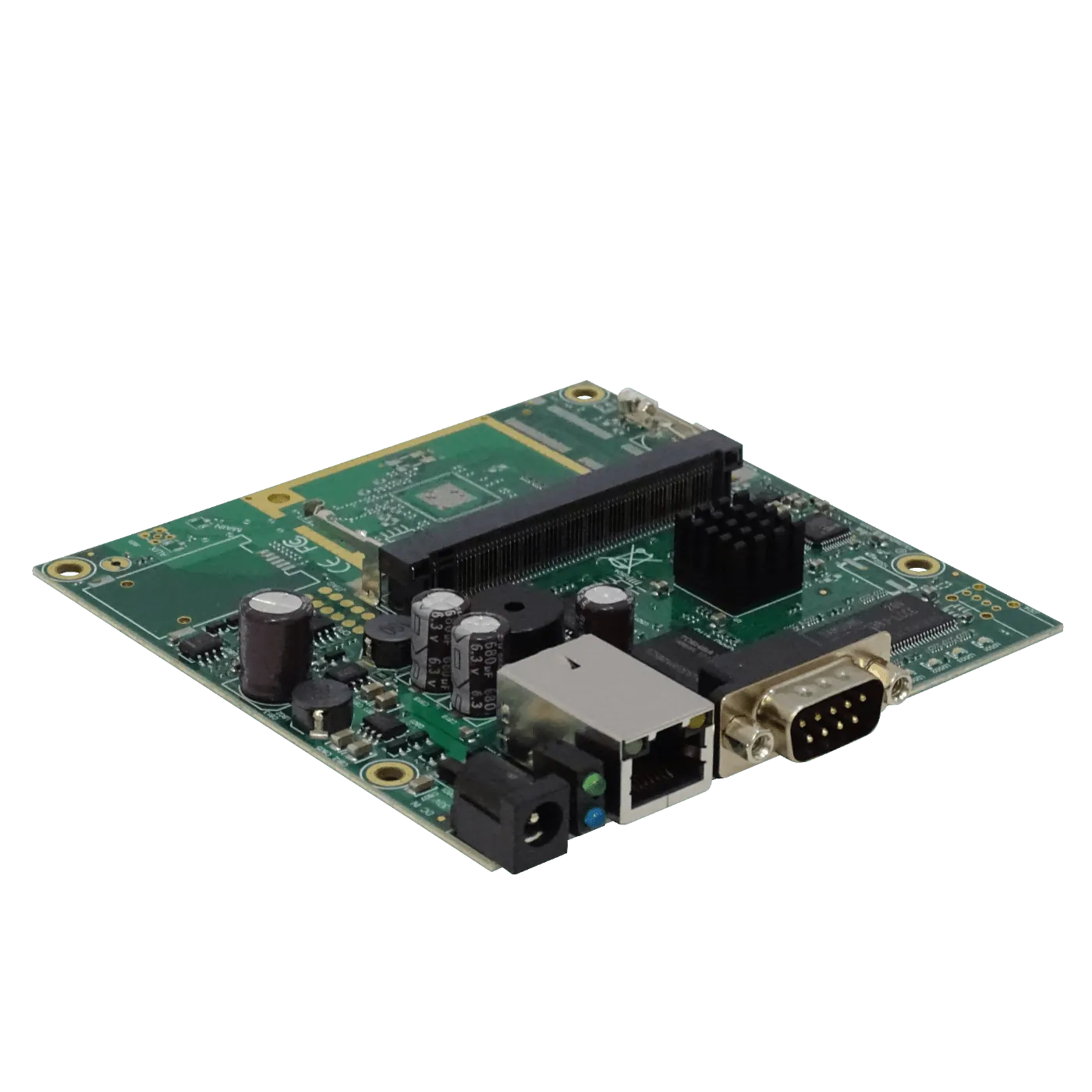 RouterBoard MikroTik RB411AH - 1 Puerto Ethernet, 1 Ranura miniPCI, CPU 680MHz, 64MB RAM 2