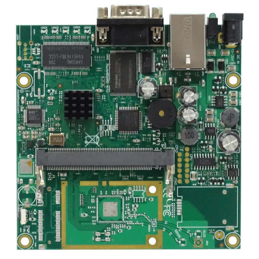 RouterBoard MikroTik RB411AH - 1 Puerto Ethernet, 1 Ranura miniPCI, CPU 680MHz, 64MB RAM 4