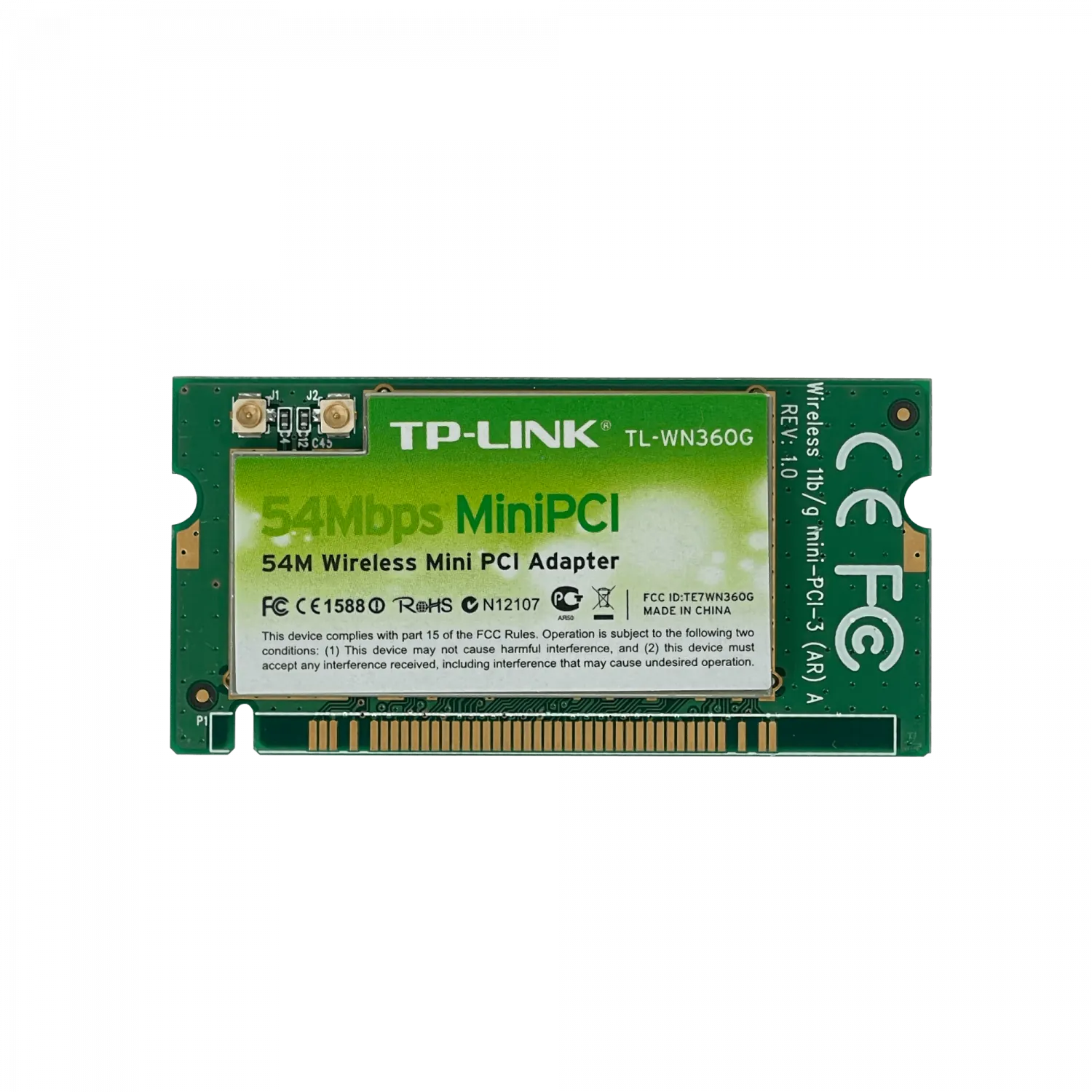 Adaptador Mini PCI TP-Link TL-WN360G 54Mbps Wireless Mini PCI Adapter 4