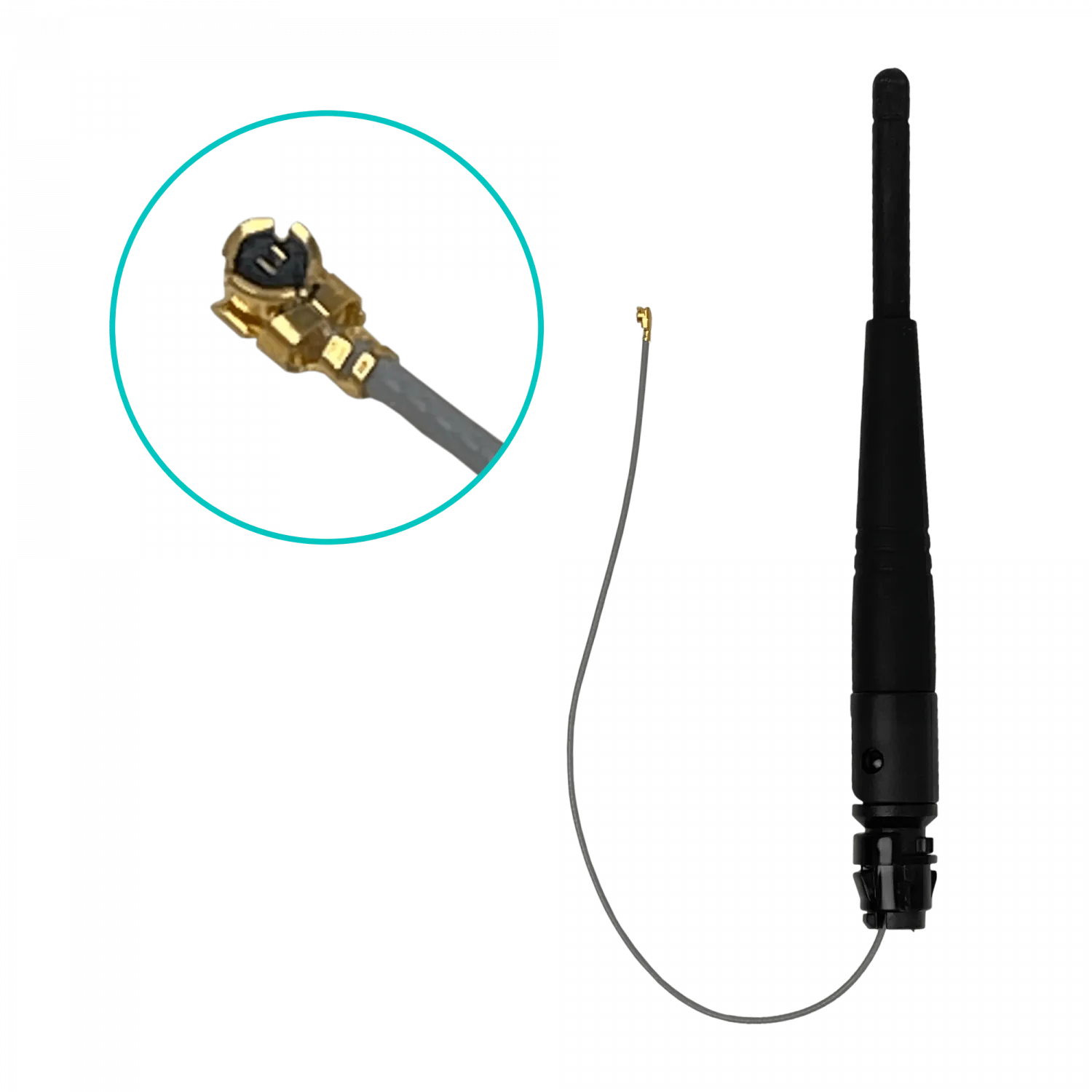 Antena Omni MikroTik ACSWI 2.4/5 GHz, 4dBi con Conector U.FL 2