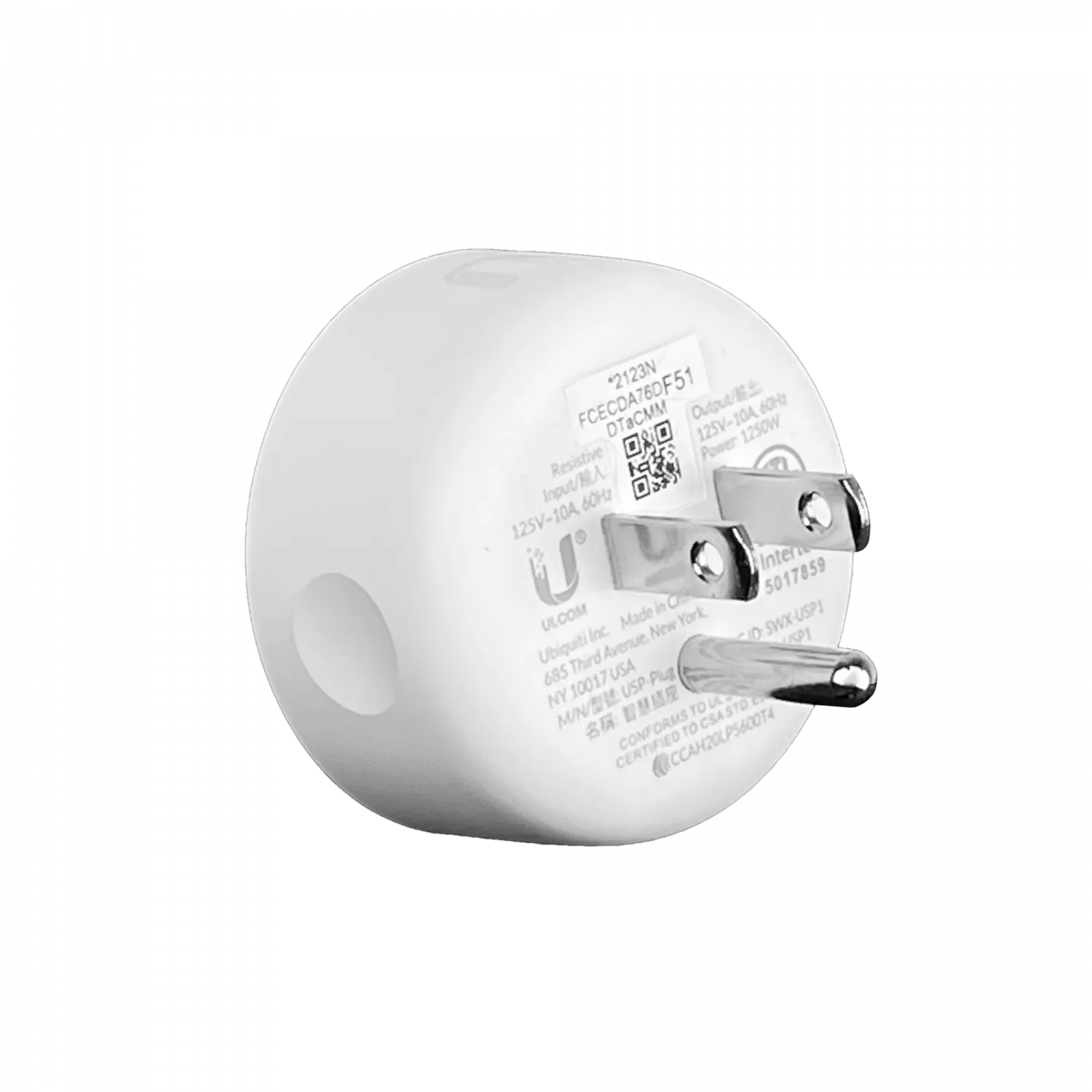Enchufe Inteligente UniFi SmartPower Plug, Reinicio Automático de Módems y Routers, Solo 100-125V AC 2