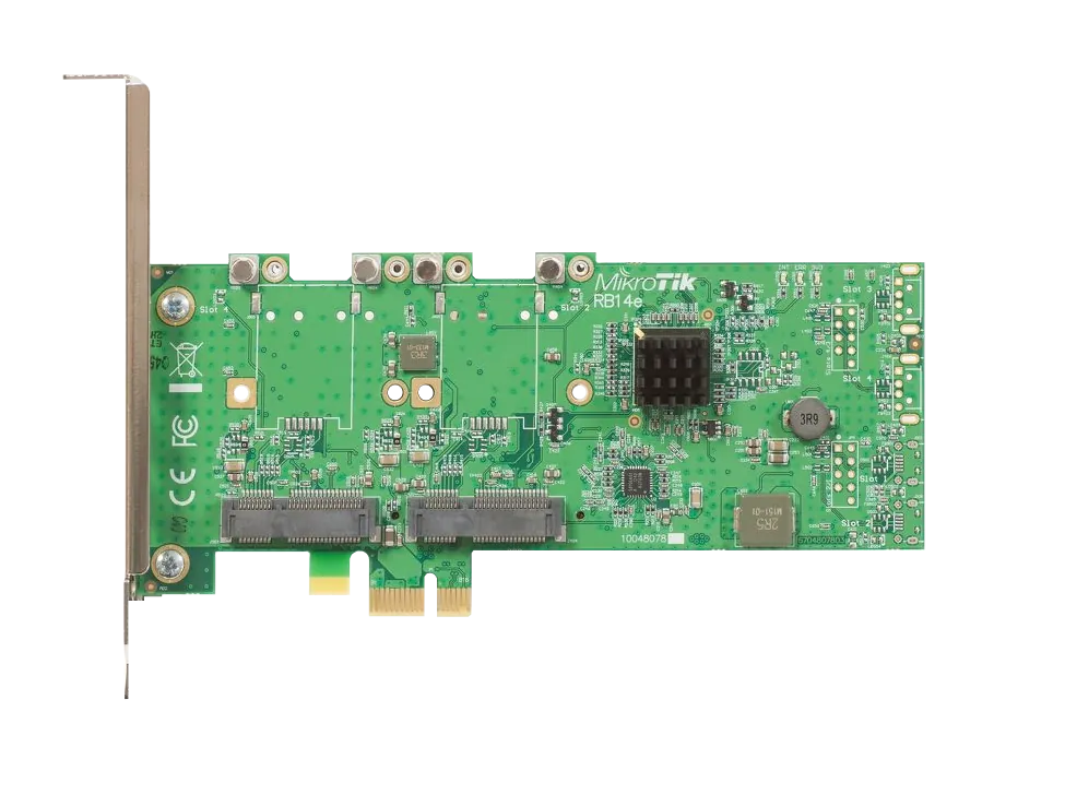 Adaptador MikroTik RB14e - Integra hasta 4 Tarjetas miniPCI-e en tu PC 2