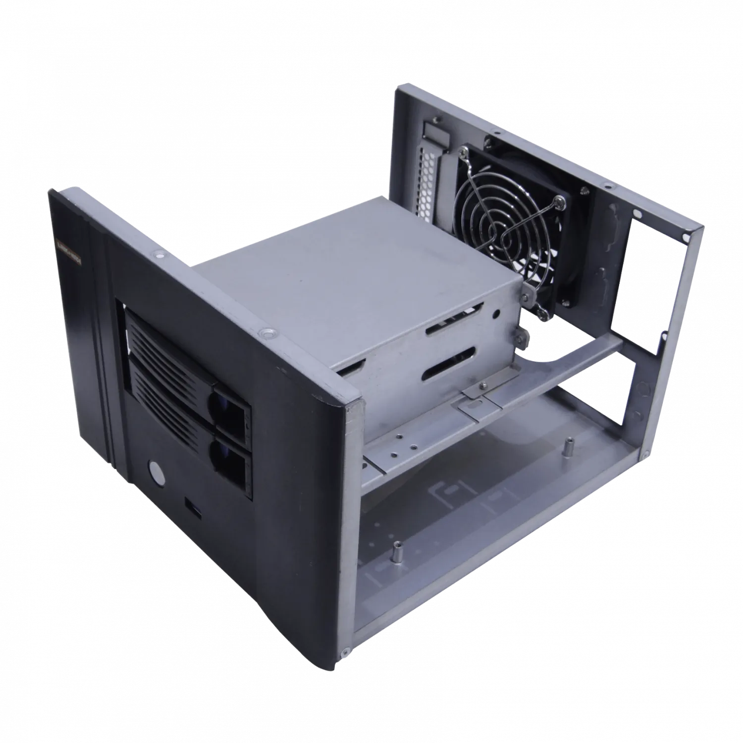 Case Rack LINKMADE RAG-N2 1U 2 HD 3.5 1 PCI 1 USB3 Mini ITX sin Fuente 5