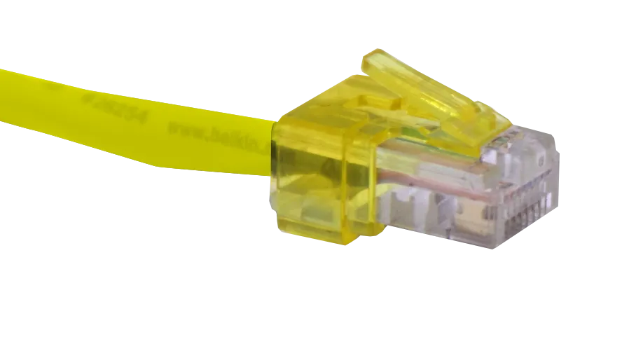 Mini Capuchón Reparador LINKMADE Amarillo RJ45 Bolsa 10u 4