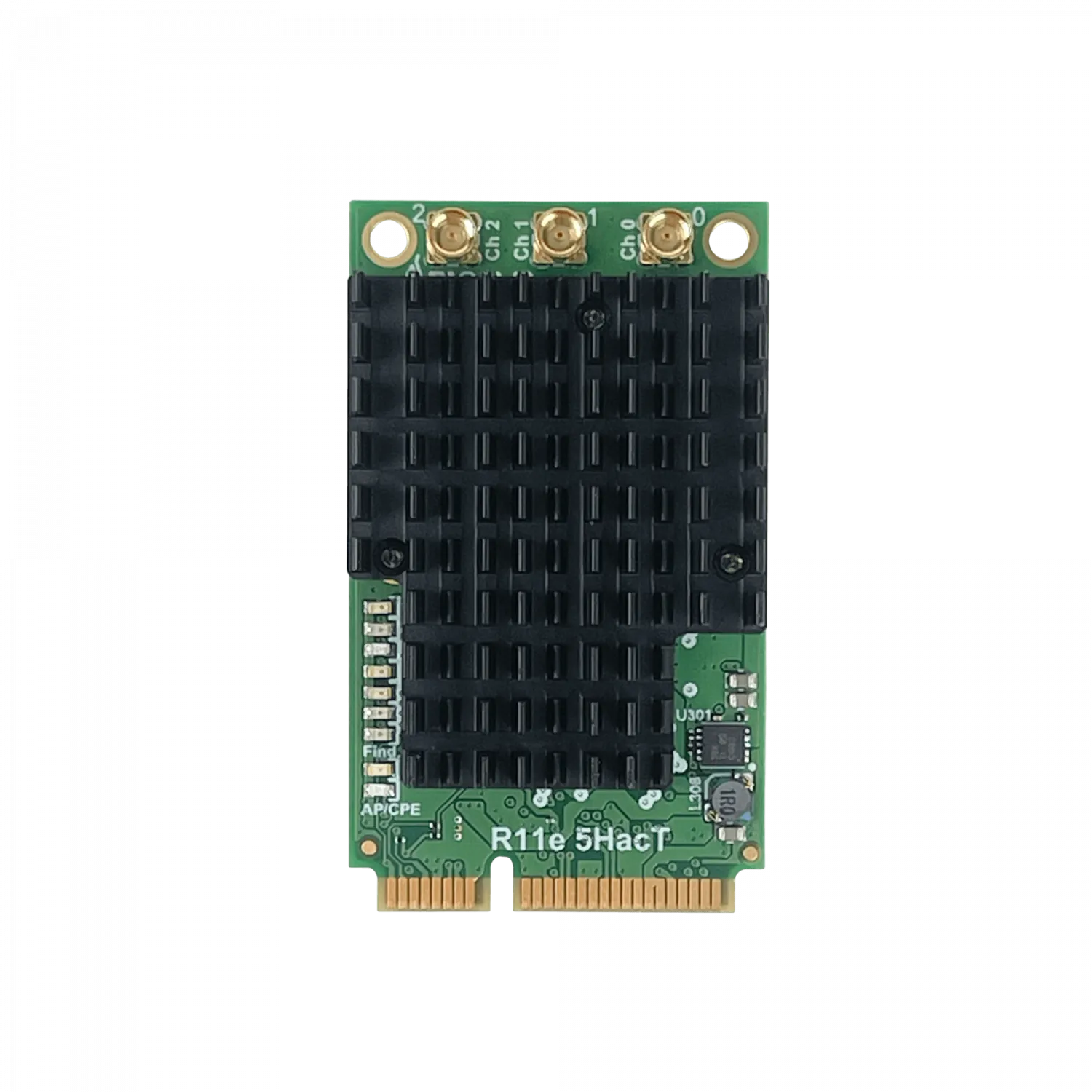 Tarjeta miniPCI-e MikroTik R11e-5HacT - 5 GHz, 802.11ac, Triple Cadena 2