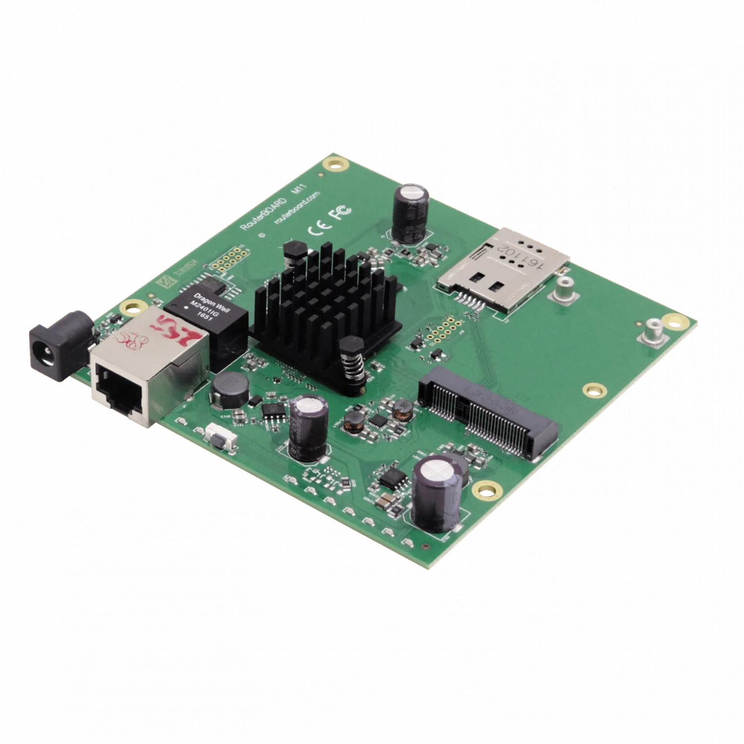 Placa Router MikroTik RBM11G - Dual Core, MiniPCIe, PoE 4