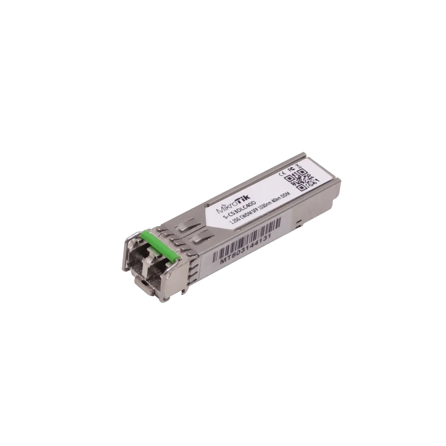 Módulo SFP MikroTik 1530nm 1.25G SM 40km 2-LC DDM CWDM-MUX8A 3