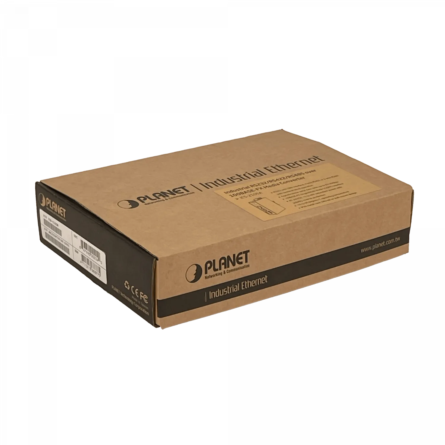 PLANET Industrial 1-SFP RS232 RS422 RS485 DB9 req12-48V SerialEthernet 8