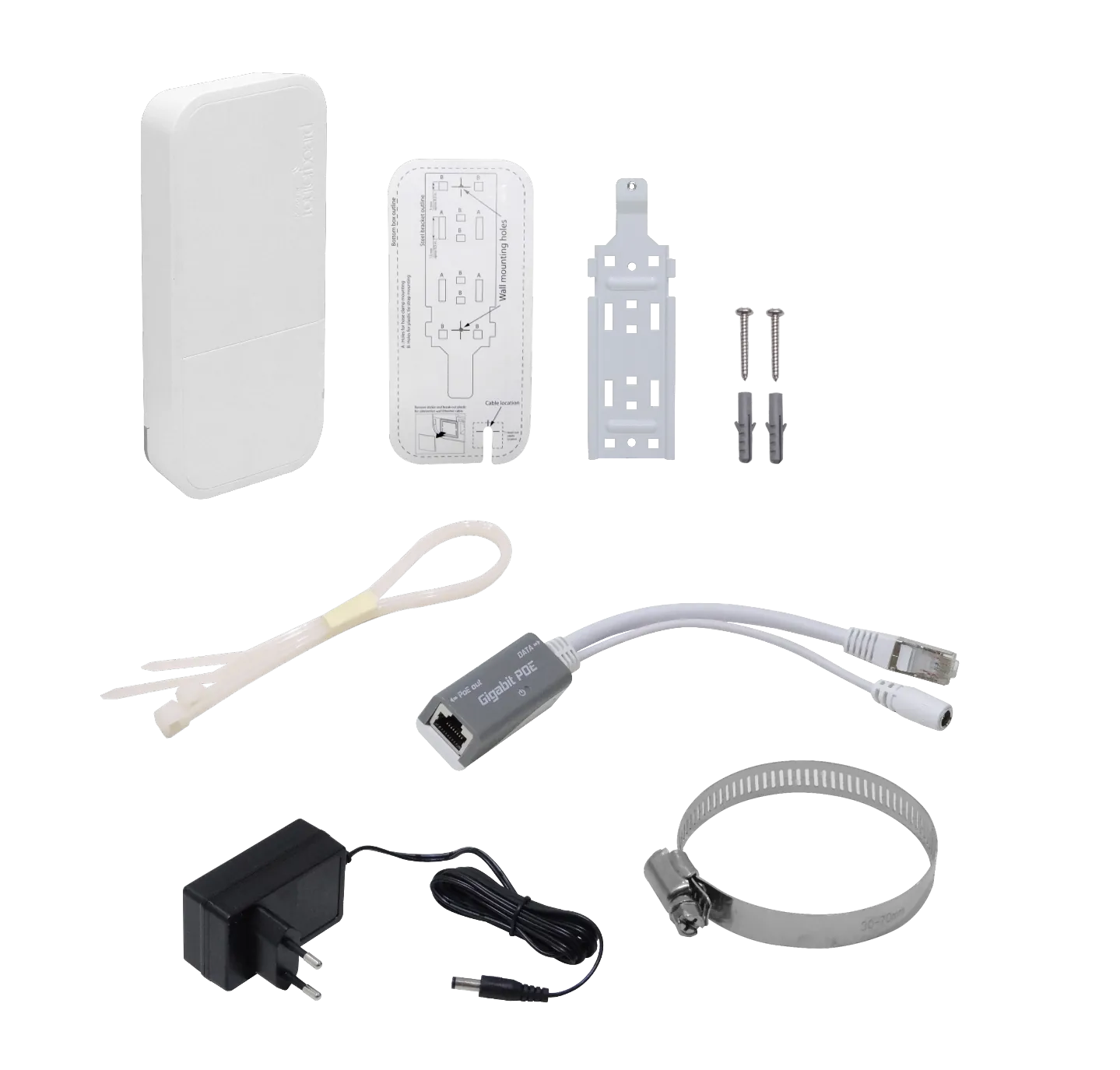 Router MikroTik WAP-60GX3-AP 180° PtMP 60GHz 1Gbps L4 PoE 24V 5