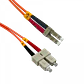 Jumper de Fibra Óptica Multimodo OM1 LC-SC 2?m 62.5/125?µm Duplex 3?mm - Miniatura 1