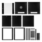 Gabinete Rack LINKMADE RK12-6LD 12U 60cm de Fondo Desarmado para Montaje en Pared - Negro - Miniatura 8