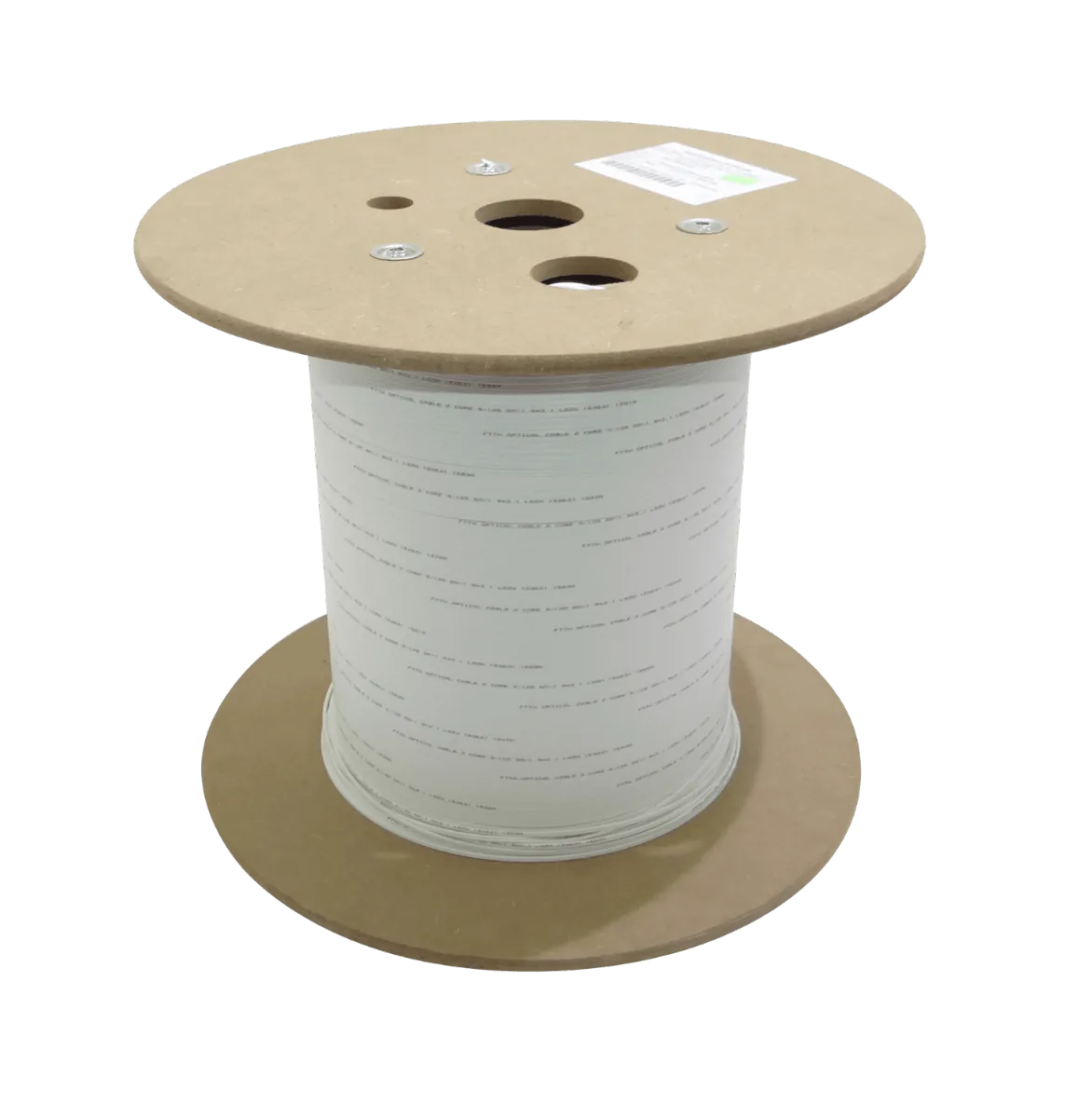 Cable Drop de Fibra Óptica 6 Fibras G652D Blanco 500m FTTH SM LSZH 4x2.5mm - CFSP6 3