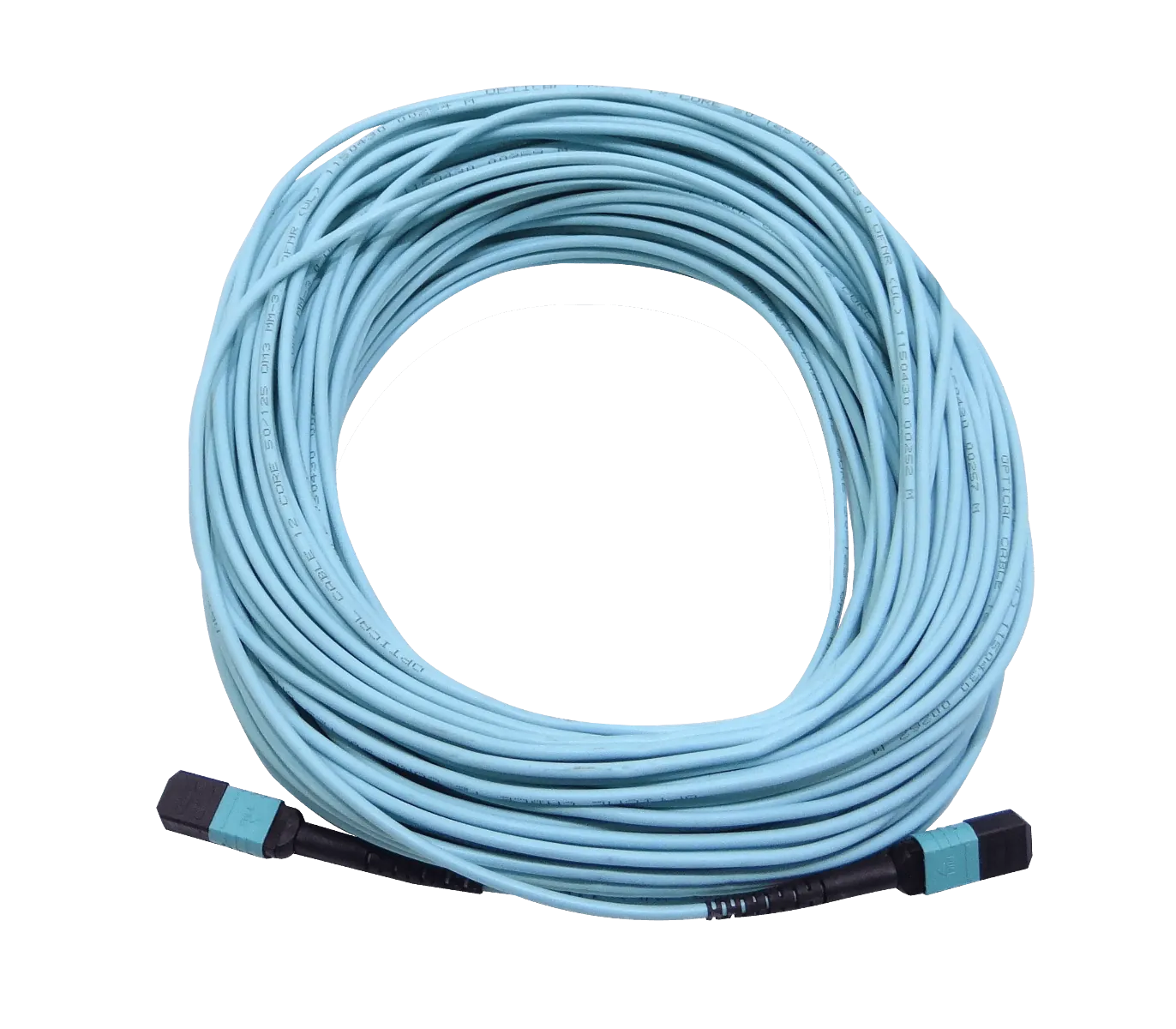 40mt MPO-MPO 12-Fibras Type-B OM3 Multimodo MM Jumper Fibra LSZH 2