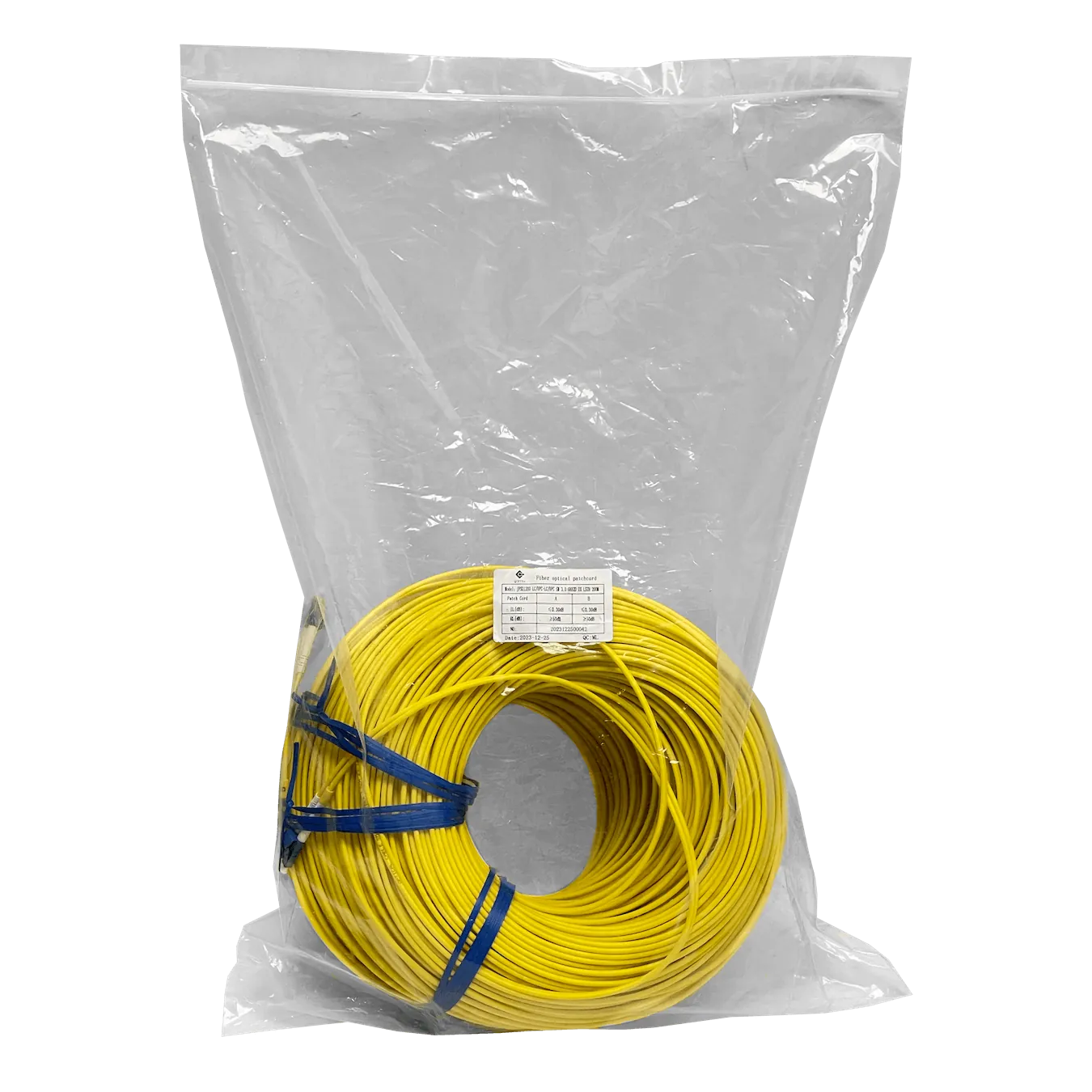 200mt LC-LC MonoModo SM Duplex Jumper Fibra 3.0mm 9/125um 3