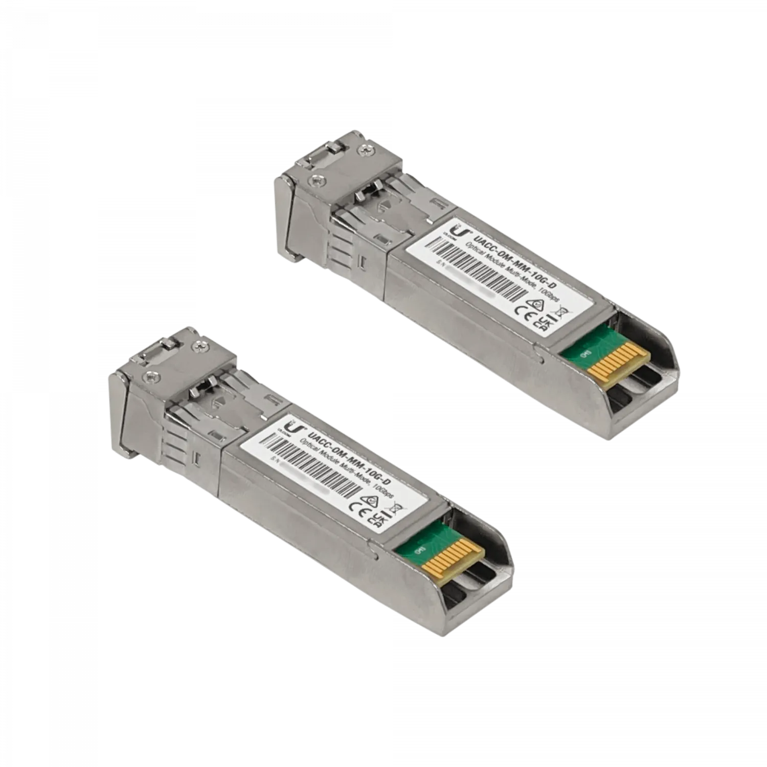 UBIQUITI 2-unids SFP+ MM 10Gbps 300mt 850nm 2-LC DDM UACC-OM-MM-10G-D 3