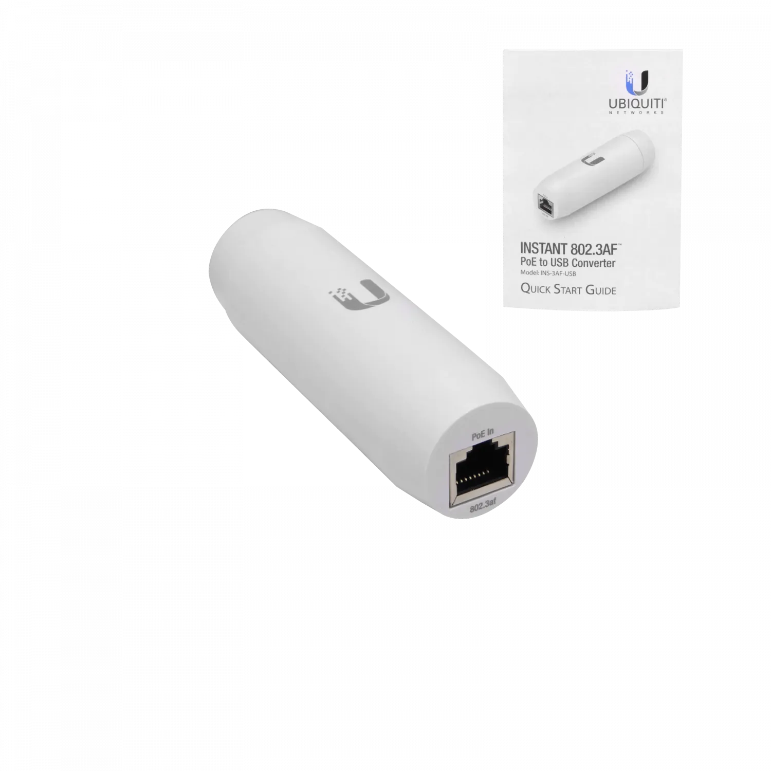 Convertidor PoE Ubiquiti INS-3AF-USB - 802.3af, 48V-in, 5V-out, USB-AH 5