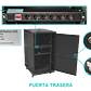 Rack 22U Ciego Fondo-80cm Ancho-19pulg Piso Ruedas Bandeja PDU - Miniatura 6