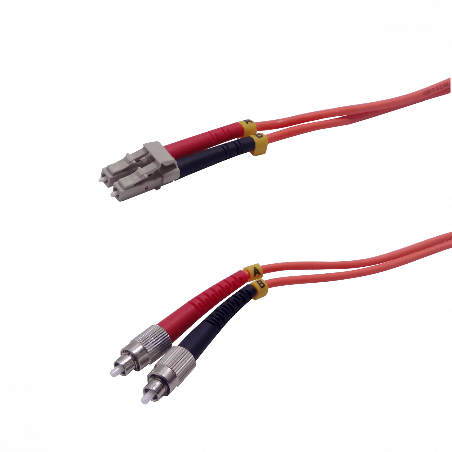 1mt LC-ST OM1 MultiModo MM Duplex Jumper Fibra 3.0mm 62.5/125um LSZH  2