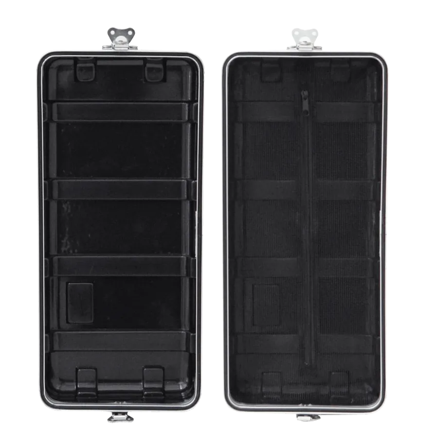 4U/25cm Fondo-42cm Rack Portatil Plastico 2-tapas para Exterior Negro 2