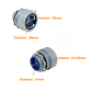 Metalico 32mm Prensa Estopa para Flexible Aislacion IP65 - Miniatura 3
