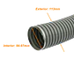 Conduit Flexible Metálico Cubierto de PVC, Rollo de 110mm x 10m - Miniatura 3