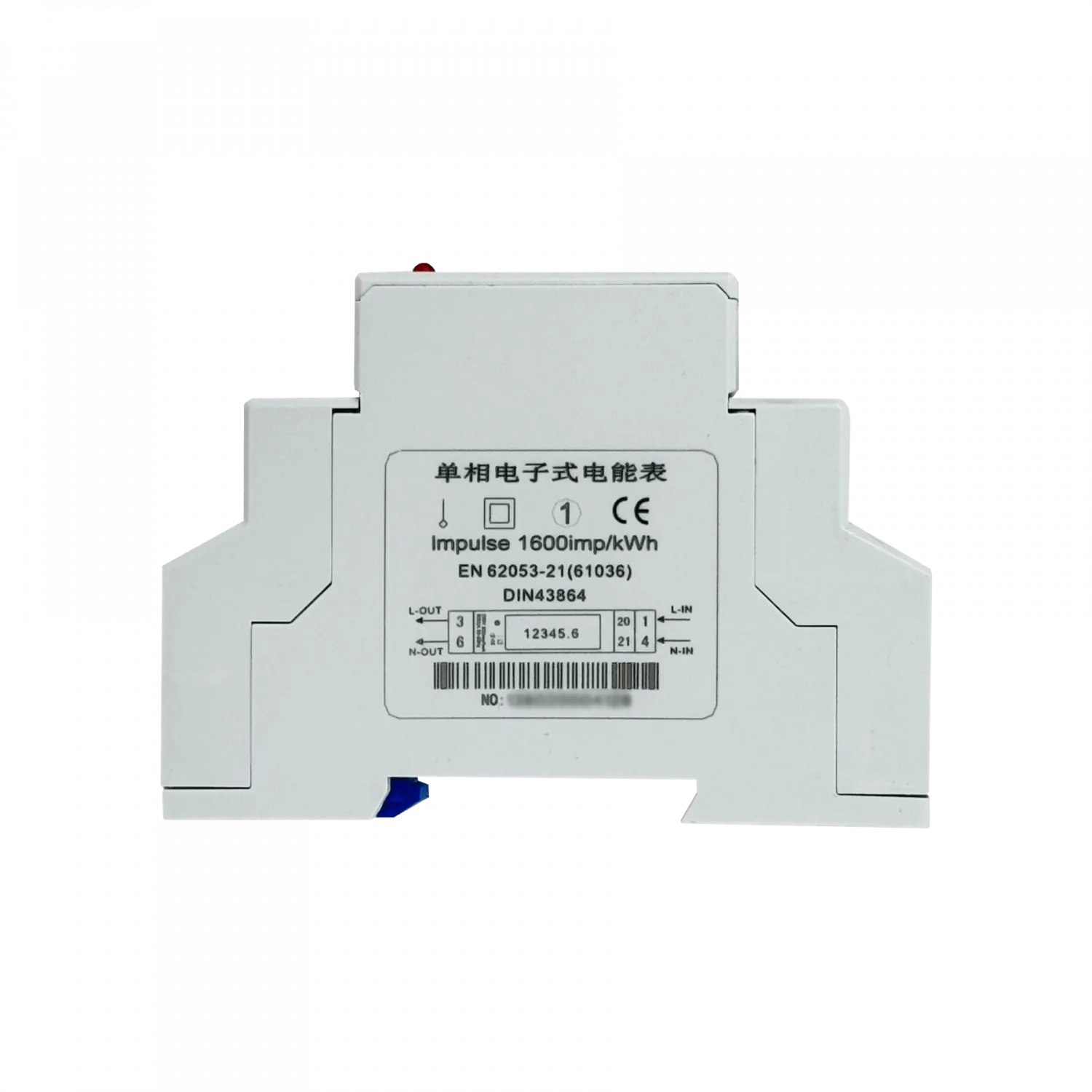 Medidor 2,5-30A Volt Ampere Watt BackLit RielDin-18mm 230VAC Remarcad 6