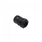 19mm Salida Caja Prensa Estopa p/Conduit Flexible Plastico Negro - Miniatura 2