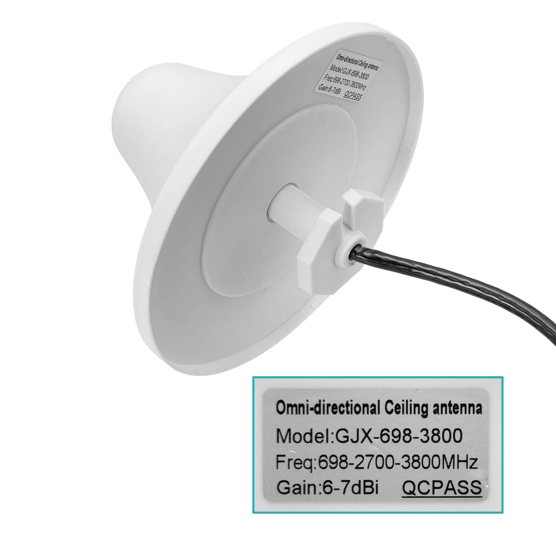 Amplificador 4G 2600MHz B7 2-N 2-Antenas-7/12dBi inc-5V/1A 6