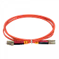 2mt LC-LC OM1 MultiModo MM Duplex Jumper Fibra 62.5/125um 3mm LSZH - Miniatura 2