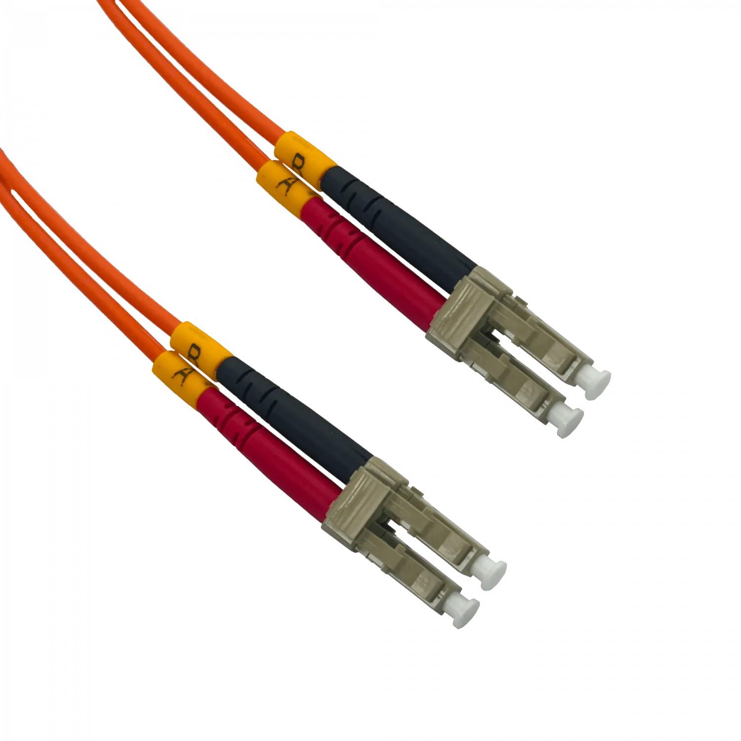 2mt LC-LC OM1 MultiModo MM Duplex Jumper Fibra 62.5/125um 3mm LSZH 3