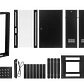 Gabinete Rack LINKMADE RK22-6LD 22U 60cm de Fondo Desarmado con Ventilador y PDU - Negro - Miniatura 10