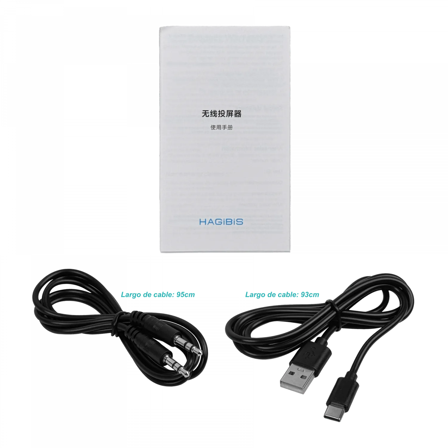 Kit Inalambrico HDMI-VGA-AUX 2,4/5GHz req-5V USB-C/A 1080p 8
