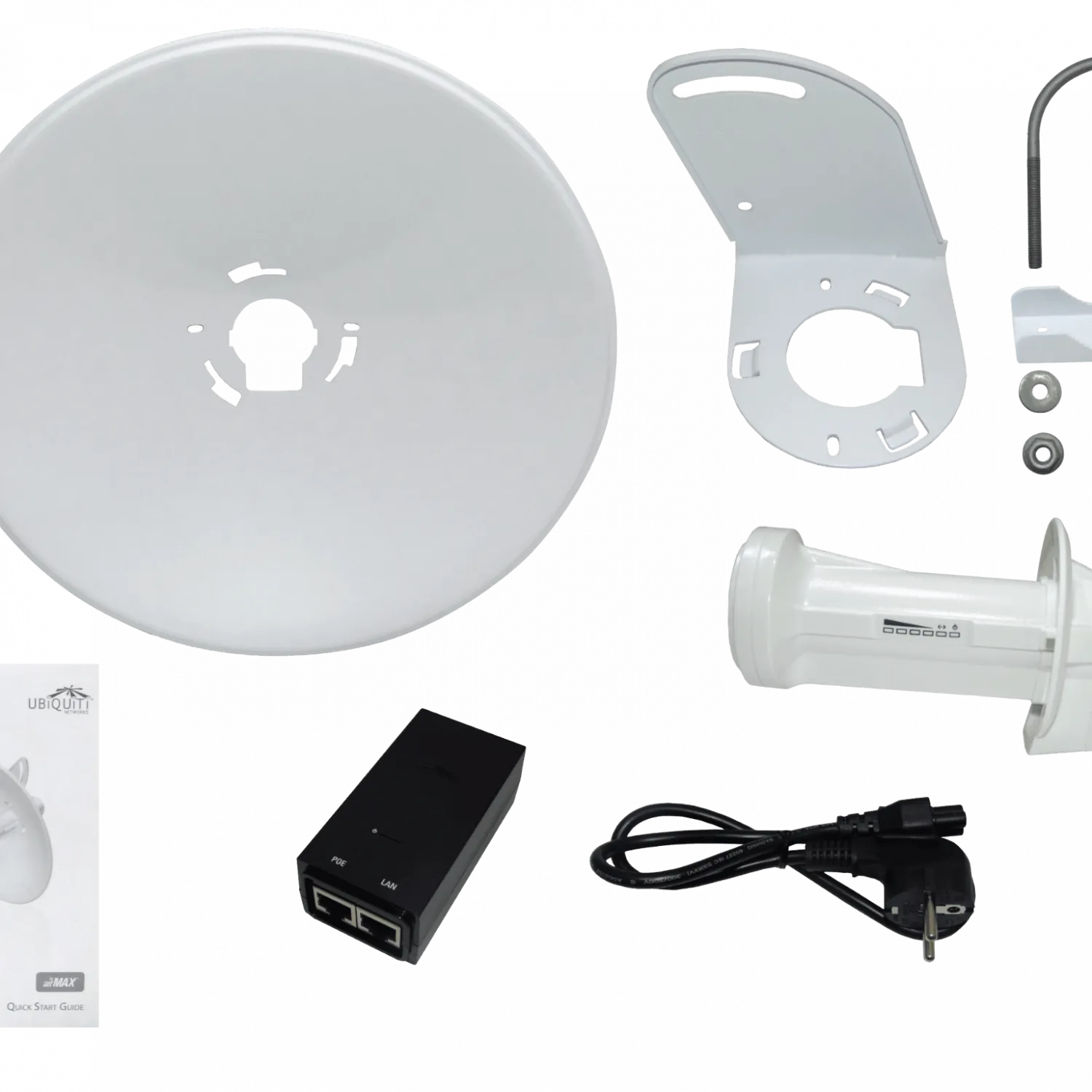 UBIQUITI 1-100 22dBi 5GHz 300mm PowerBeam Exterior inc-PoE24V 4