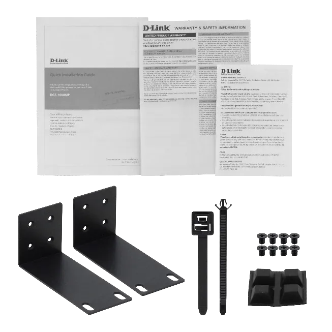 Switch D-Link DGS-1008MP – 8 Puertos Gigabit PoE+, Montaje de Escritorio, Alta Velocidad 3