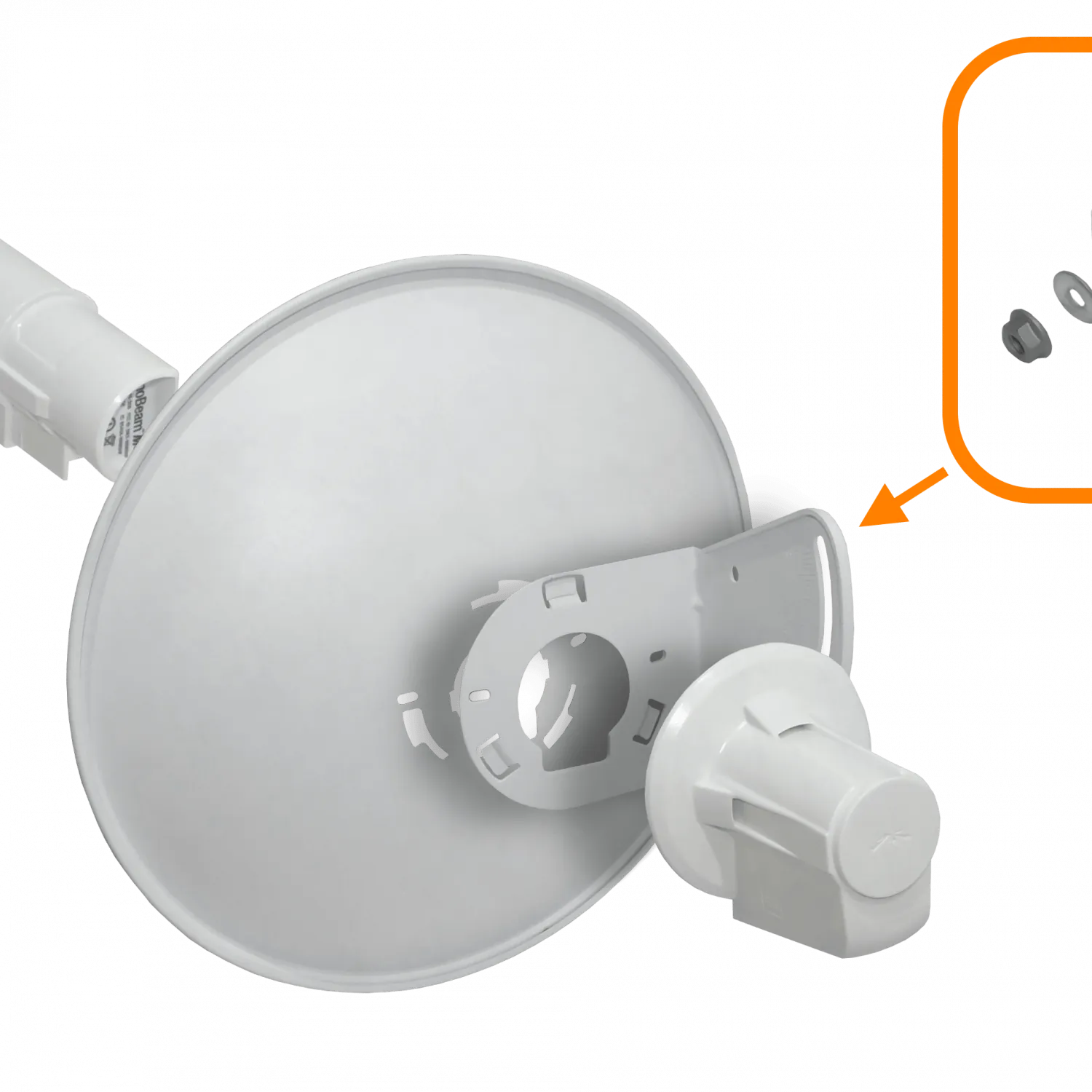 UBIQUITI 1-100 22dBi 5GHz 300mm PowerBeam Exterior inc-PoE24V 5