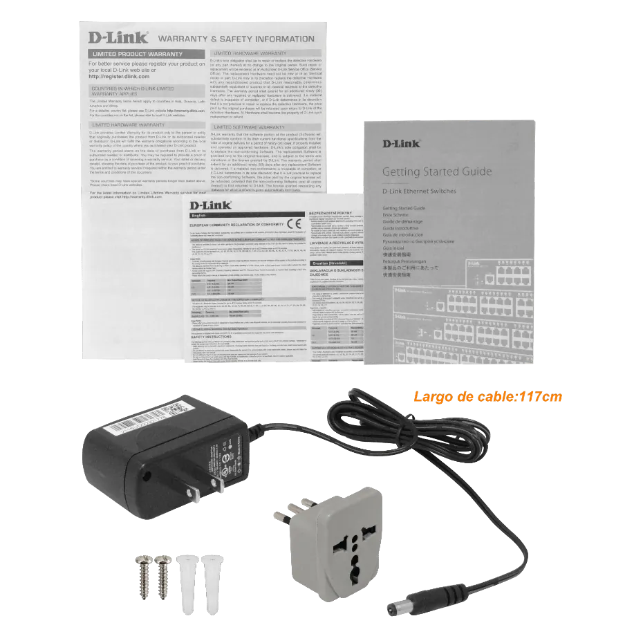 Switch 8 Puertos D-Link DGS-1100-08, Gigabit 1000Mbps, LAN RJ-45, Gestión Web, QoS, VLAN 4