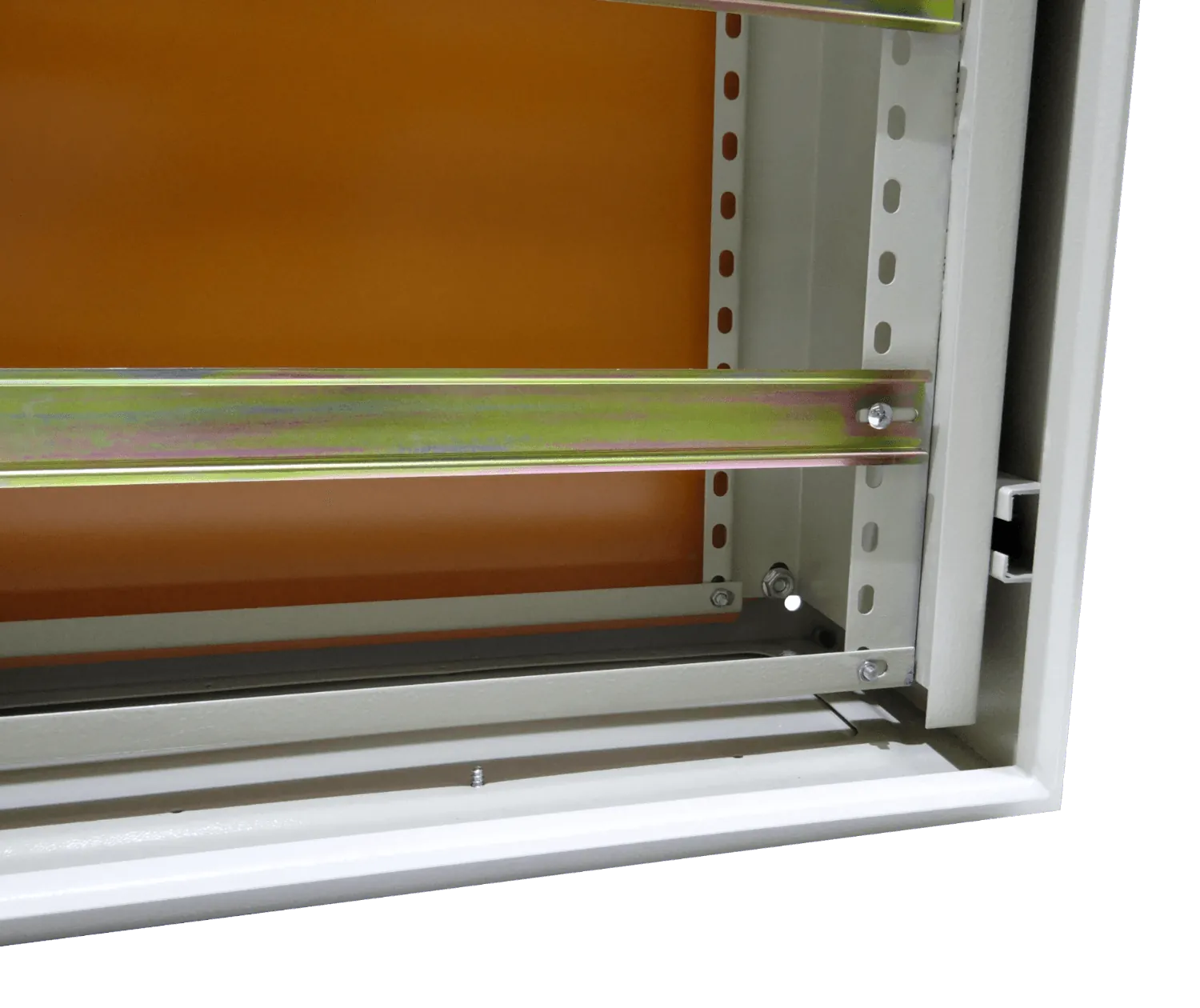 Chasis interno Tibox ST-725 643x428mm con 4 riel din 43cm para tablero ST5-725 2