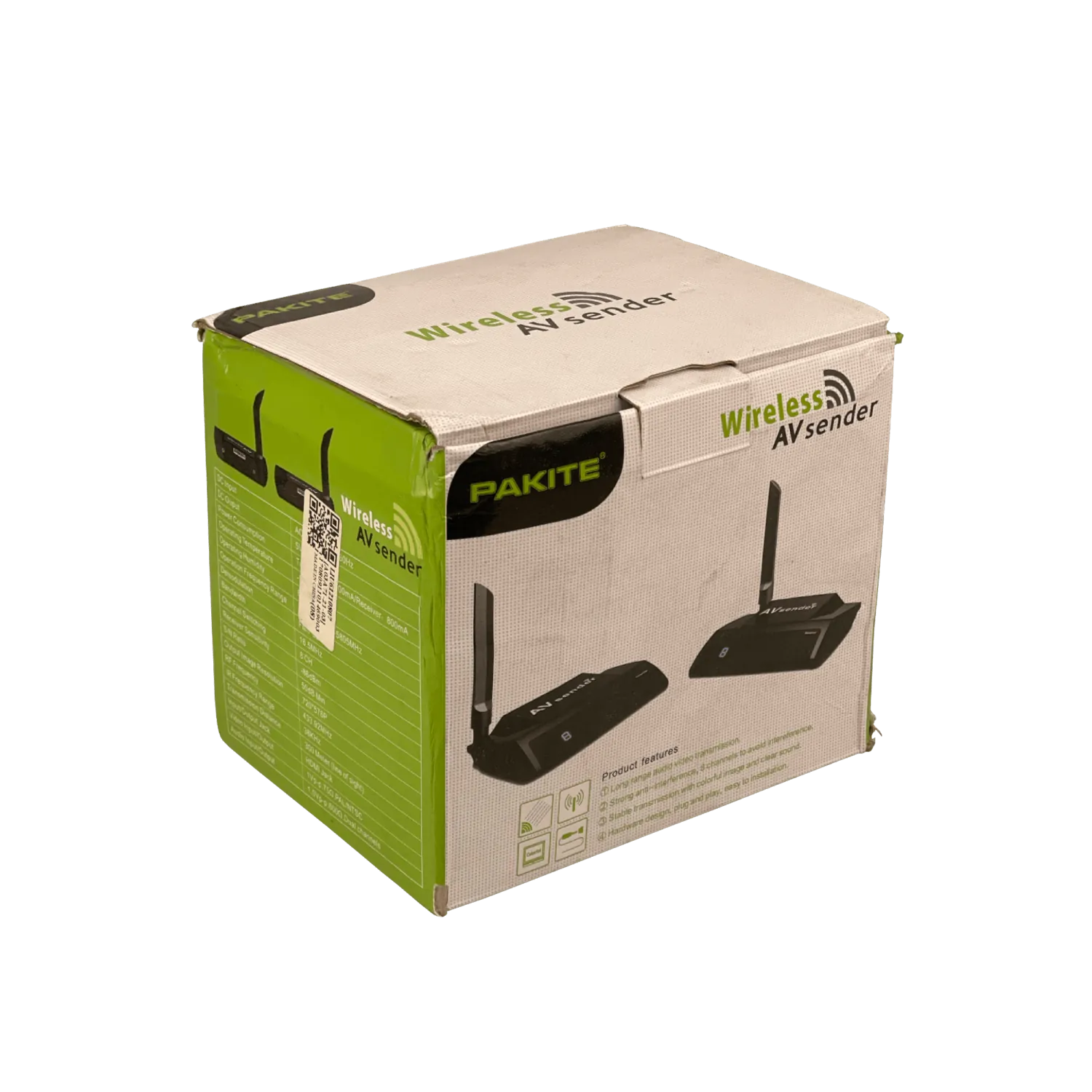 Kit HDMI Inalámbrico 300m, 1 Entrada / 2 Salidas, Antena Fija 5.8GHz, Incluye Adaptador 5VDC 3