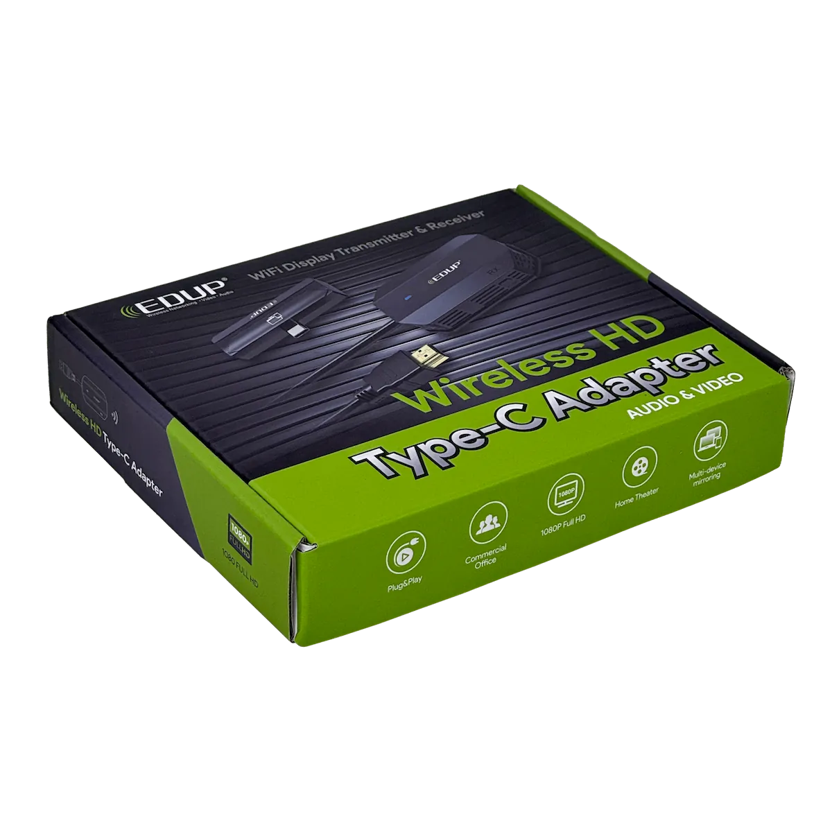 Kit inalambrico HDMI-USBC Ant-Fijas 15mt 5GHz req-5V 1080p Type-C 5