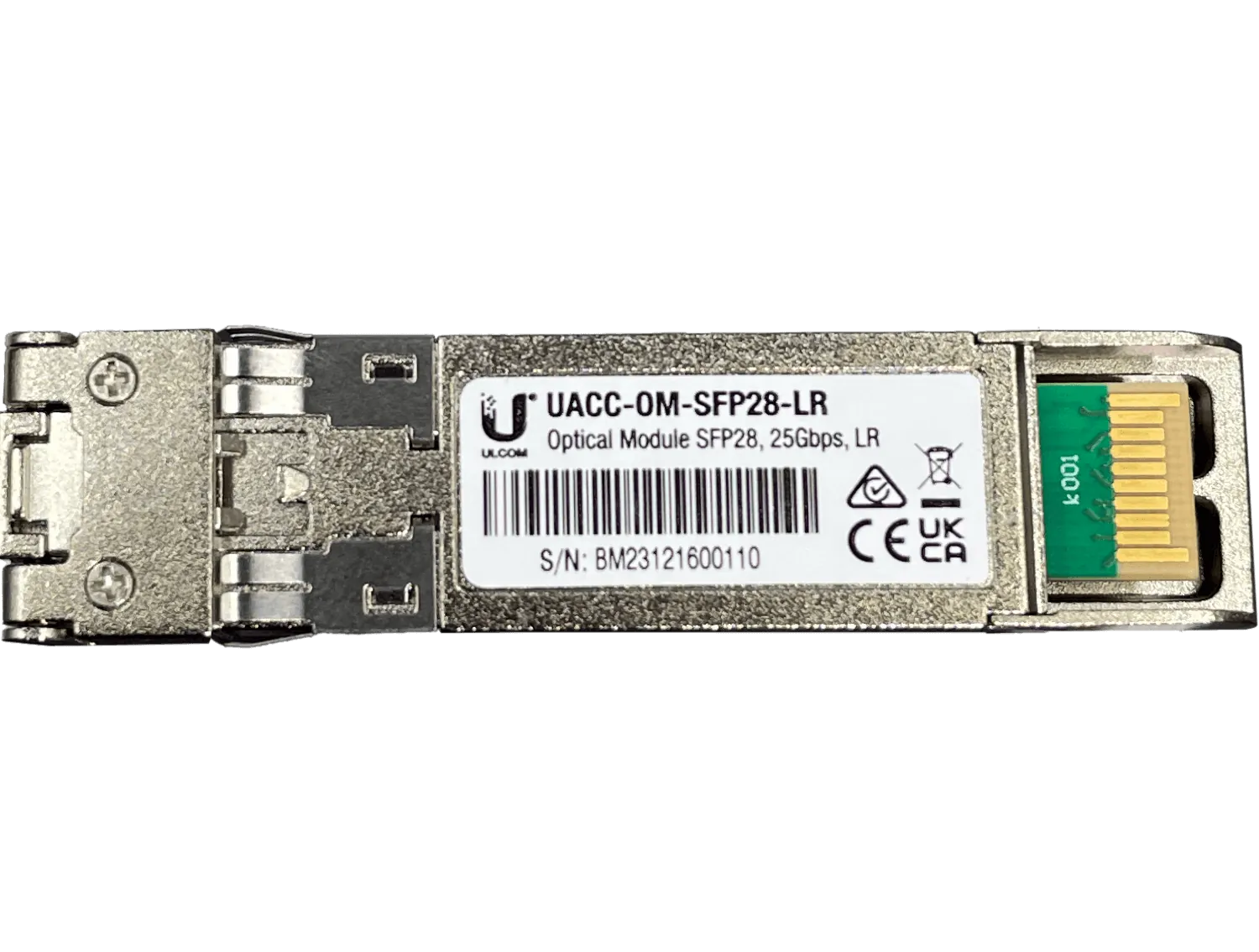 Módulo SFP Ubiquiti UFS25 - Monomodo, 25Gbps, 2-LC, 10km, 1310nm 2