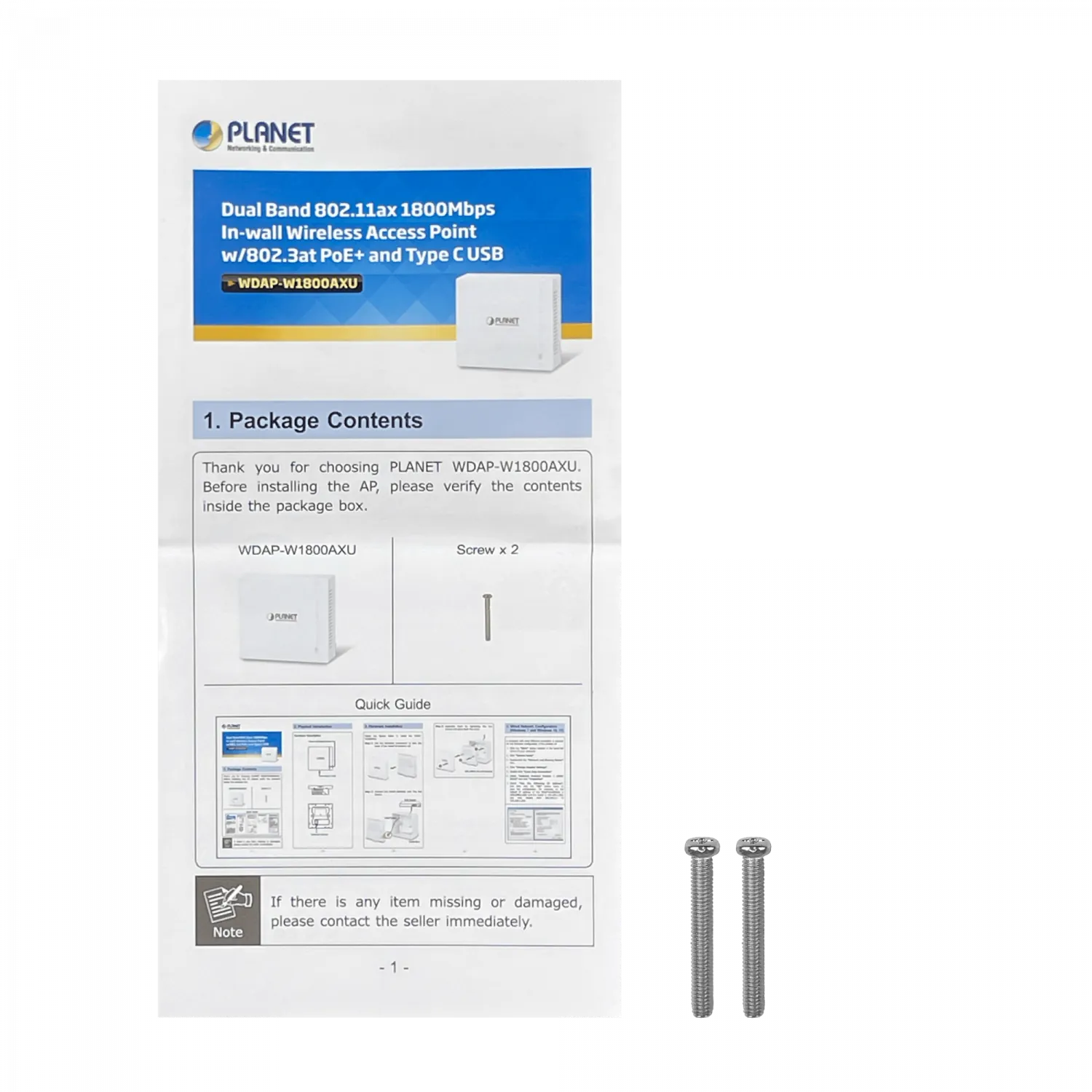Punto de acceso Wi-Fi 6, 1800Mbps, PoE+, USB-C, MU-MIMO, PLANET WDAP-W1800AX 3