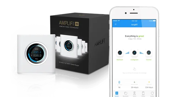 Sistema Mesh Wi-Fi 5 Alta Velocidad AmpliFi HD Mesh Router de Ubiquiti - Cobertura hasta 185m² 5