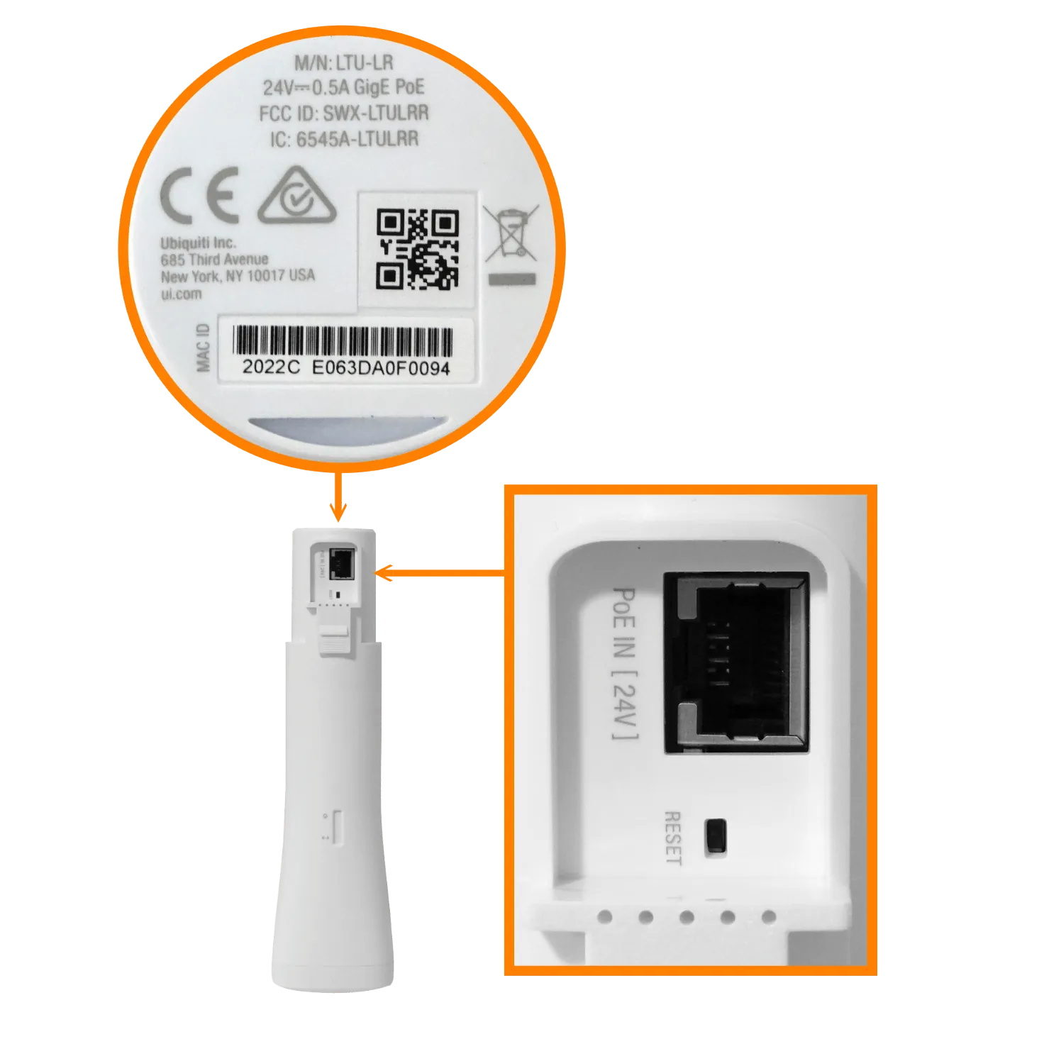 UBIQUITI 26dBi 4,8-6,2GHz BT2,4GHz 30km 1-1000 inc24V 22dBm 10-50MHz 4