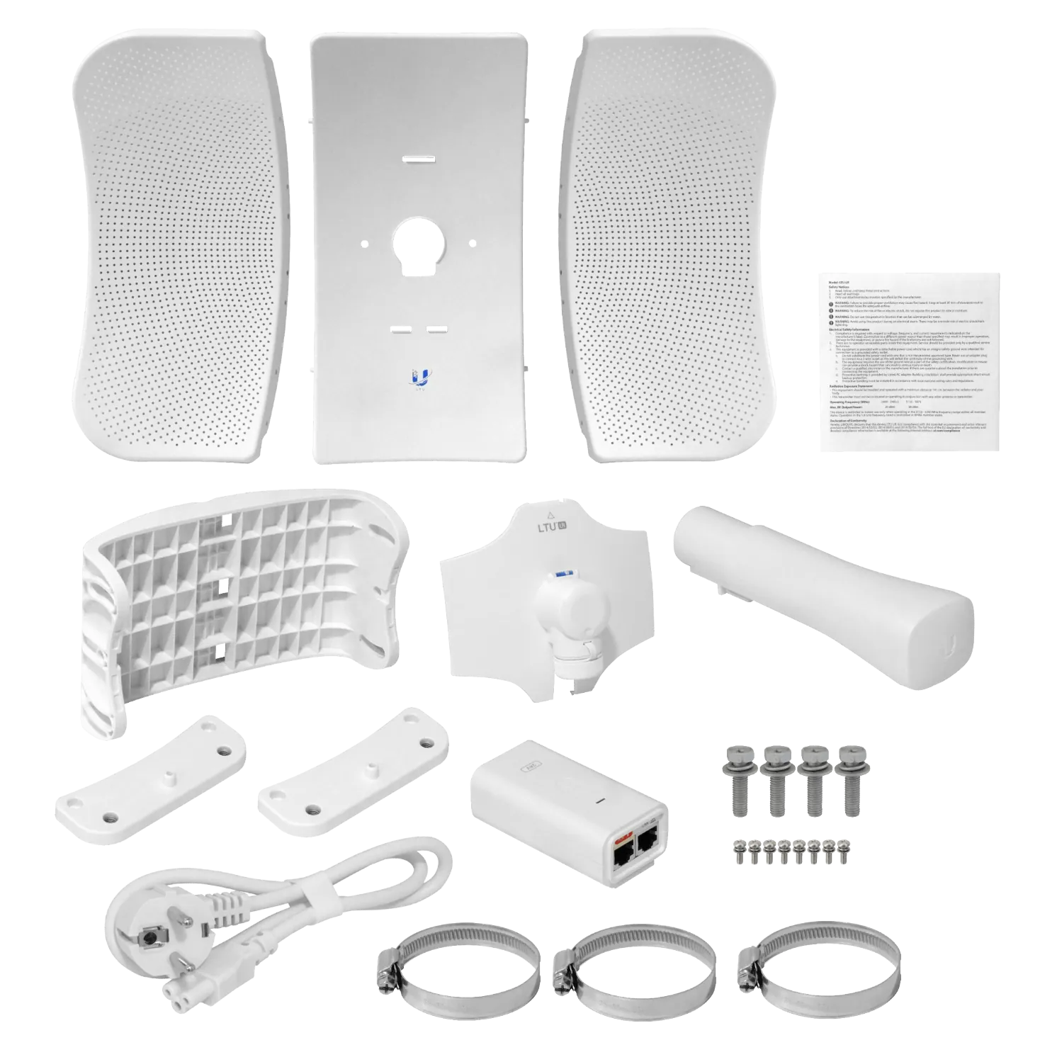UBIQUITI 26dBi 4,8-6,2GHz BT2,4GHz 30km 1-1000 inc24V 22dBm 10-50MHz 8