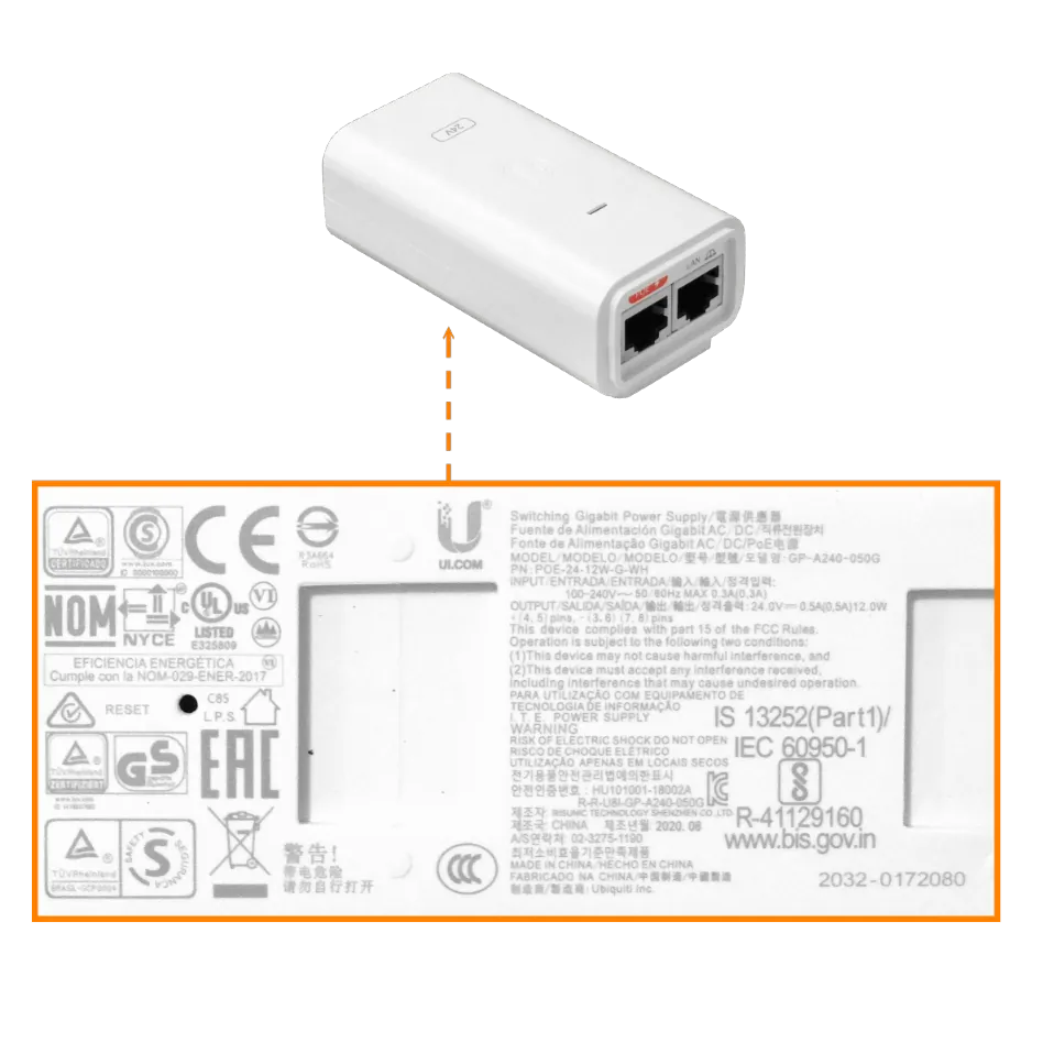Antena para Red Exterior, 38 dBi, Largo Alcance, Ubiquiti GBE-LR-EU 4