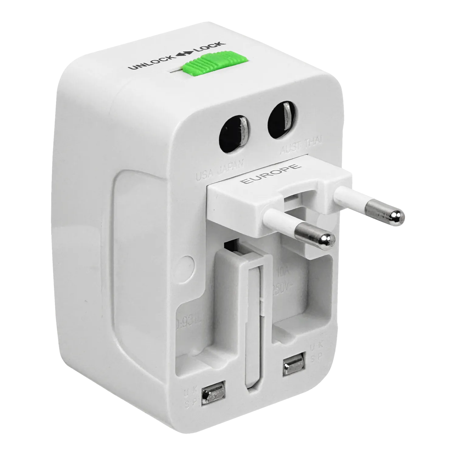 Adaptador Enchufe Universal 125/250V 6/13A 3