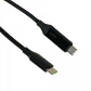 Cable Ubiquiti USB-C 1metro 100W con Indicador de Carga Doble, Color Negro - Miniatura 4