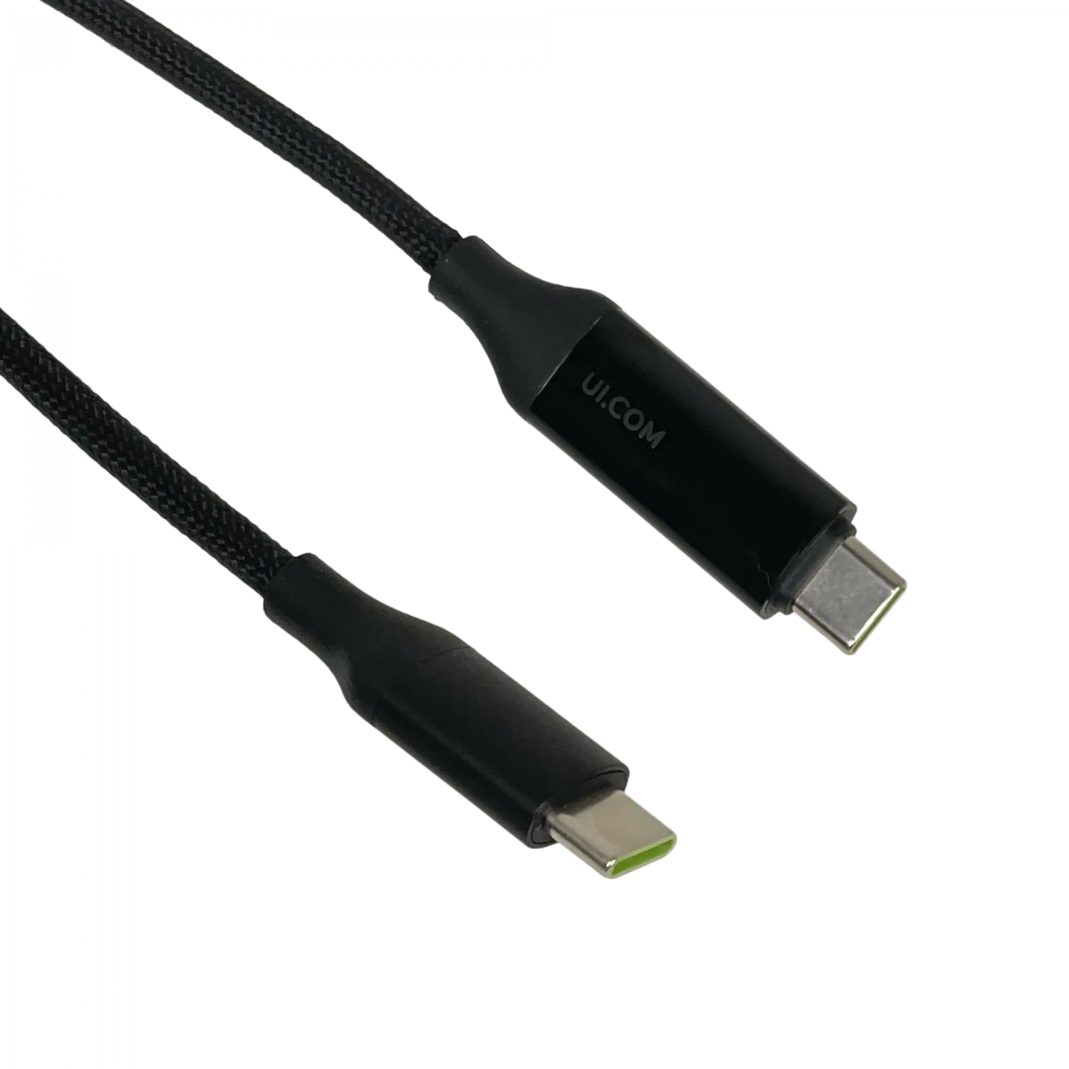 Cable Ubiquiti USB-C 1metro 100W con Indicador de Carga Doble, Color Negro 4