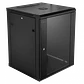 Gabinete Rack LINKMADE RK15-6LD 15U 60cm de Fondo Desarmado para Montaje en Pared - Negro - Miniatura 5